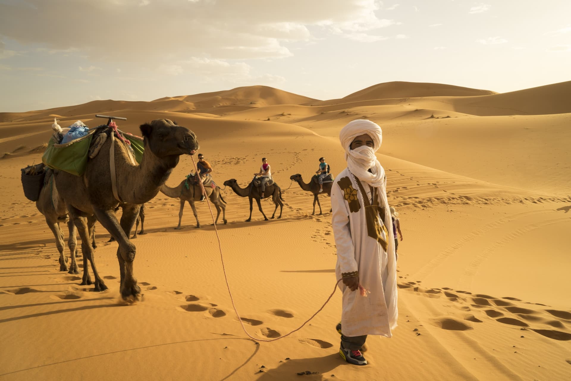 Sleeping in the Merzouga Desert in Morocco
