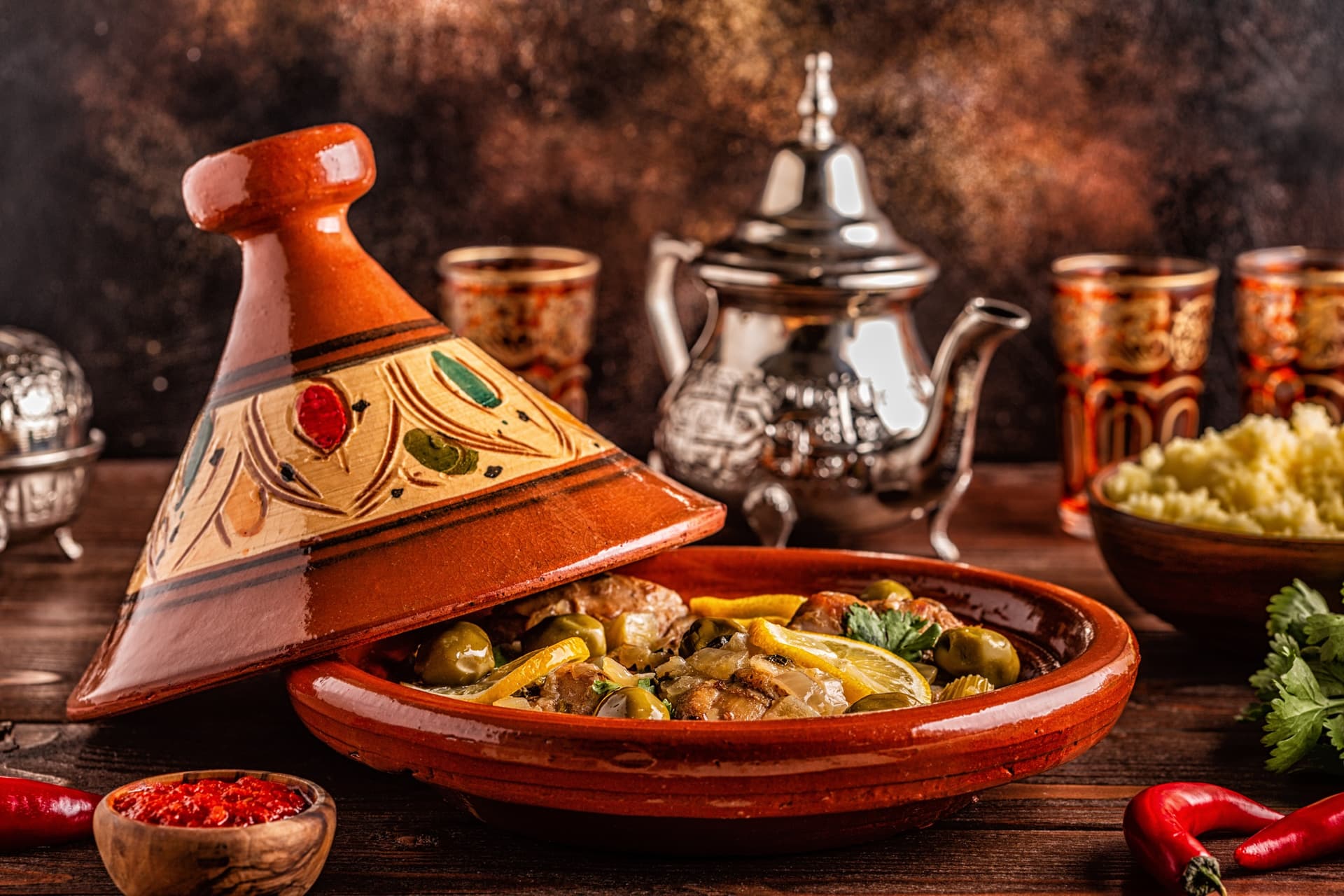 Dining in Morocco